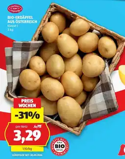 Hofer Bio-Erdäpfel aus Österreich Angebot