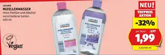 Hofer Lacura Mizellenwasser Angebot