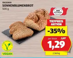 Hofer Backbox Sonnenblumenbrot Angebot