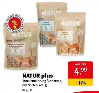 NATUR plus Trockennahrung für Katzen