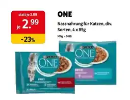 Das Futterhaus ONE Nassnahrung für Katzen Angebot