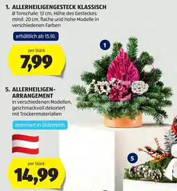 Hofer Allerheiligen-Gesteck Klassisch Angebot