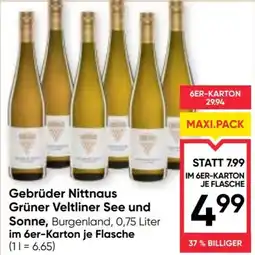 Maximarkt Gebrüder Nittnaus Grüner Veltliner See und Sonne Angebot