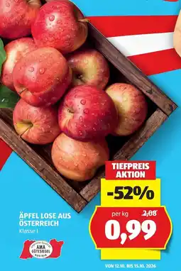 Hofer Äpfel Lose aus Österreich Angebot