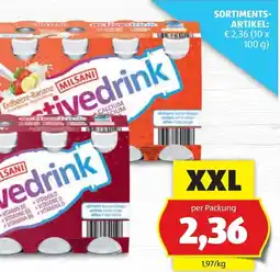 Hofer Milsani Activdrink Angebot
