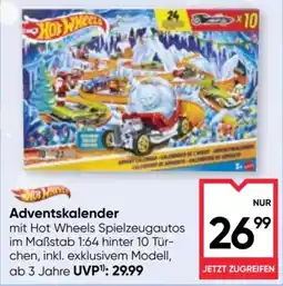 Maximarkt Hot Wheels Adventskalender Angebot