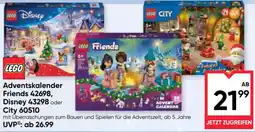 Maximarkt LEGO Adventskalender Friends 42698, Disney 43298 oder City 60510 Angebot