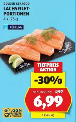 Hofer Golden Seafood Lachsfilet-Portionen Angebot