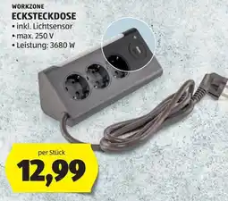 Hofer Workzone Ecksteckdose Angebot