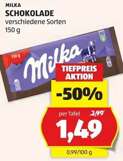 Hofer Milka Schokolade Angebot