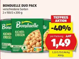 Hofer Bonduelle Kichererbsen Angebot