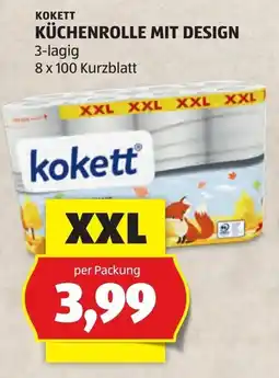 Hofer Küchenrolle mit Design Angebot