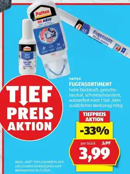 Hofer Pattex Fugensortiment Angebot