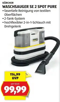 Hofer Kärcher Waschsauger SE 2 Spot Pure Angebot