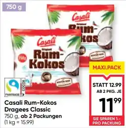 Maximarkt Casali Rum-Kokos Dragees Classic Angebot