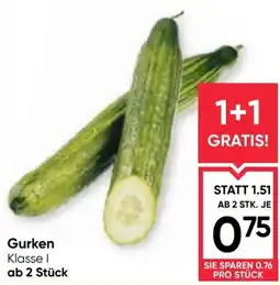 Maximarkt Gurken Klasse I Angebot