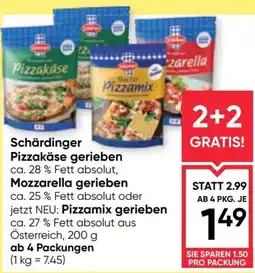 Maximarkt Schärdinger Pizzakäse gerieben Angebot