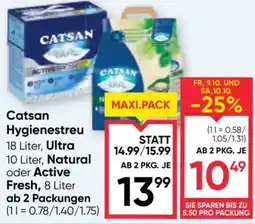 Maximarkt Catsan Hygienestreu Angebot