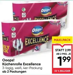 Maximarkt Ooops! Küchenrolle Excellence Angebot