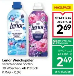 Maximarkt Lenor Weichspüler Angebot