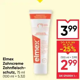 Maximarkt Elmex Zahncreme Zahnfleisch-schutz Angebot