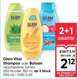 Maximarkt Glem Vital Shampoo oder Balsam Angebot