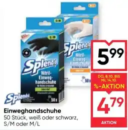 Maximarkt Splendo Einweghandschuhe Angebot