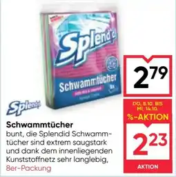 Maximarkt Splendid Schwammtücher Angebot