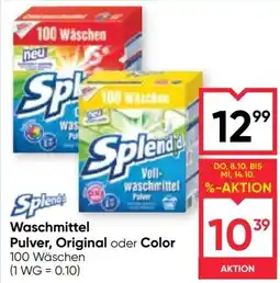 Maximarkt Splend Waschmittel Pulver Angebot
