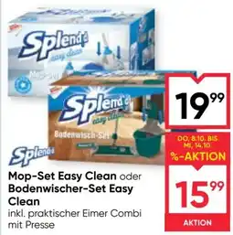 Maximarkt Splenda Mop-Set Easy Clean oder Bodenwischer-Set Easy Clean Angebot