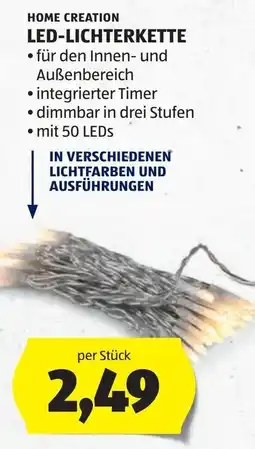 Hofer Home Creation LED-Lichterkette Angebot