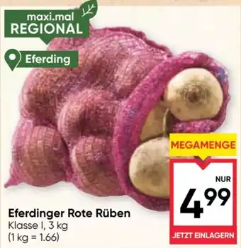 Maximarkt Eferdinger Rote Rüben Angebot