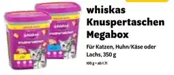 Das Futterhaus whiskas Knuspertaschen Megabox Angebot