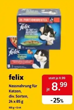 Das Futterhaus felix Nassnahrung für Katzen Angebot