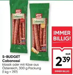 Maximarkt S-Budget Cabanossi Angebot