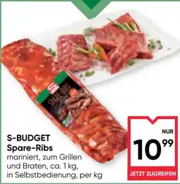 Maximarkt S-Budget Spare-Ribs Angebot