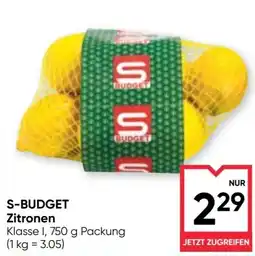 Maximarkt S-Budget Zitronen Angebot