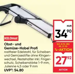 Maximarkt KELOmat Obst- und Gemüse-Hobel Profi Angebot