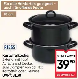 Maximarkt RIESS Kartoffelkocher Angebot