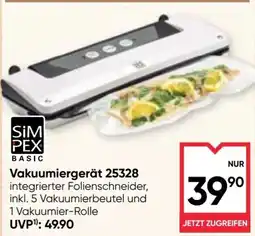 Maximarkt SimPex Basic Vakuumiergerät 25328 Angebot