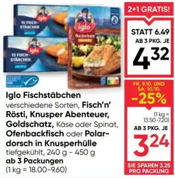 Maximarkt Iglo Fischstäbchen Angebot