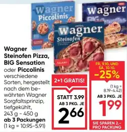 Maximarkt Wagner Steinofen Pizza Angebot