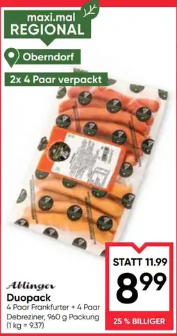 Maximarkt Ablinger Duopack Angebot