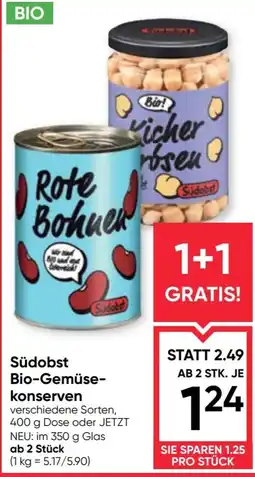 Maximarkt Südobst Bio-Gemüse-konserven Angebot