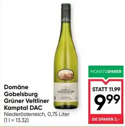 Maximarkt Domäne Gobelsburg Grüner Veltliner Kamptal DAC Angebot