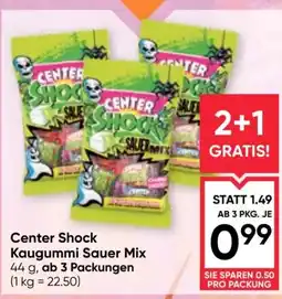 Maximarkt Center Shock Kaugummi Sauer Mix Angebot