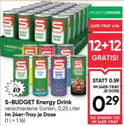 Maximarkt S-Budget Energy Drink Angebot