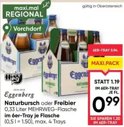 Maximarkt Naturbursch oder Freibier Angebot