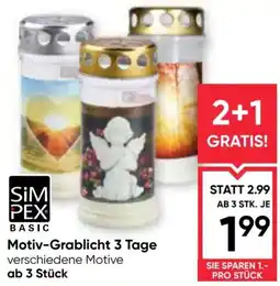 Maximarkt SimPex Basic Motiv-Grablicht 3 Tage Angebot
