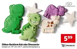 Interspar Silikon-Backform Kuh oder Dinosaurier Angebot